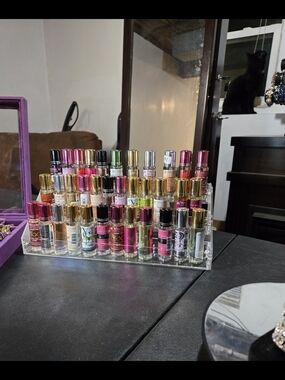 Assorted Roller Perfume Oil Set in Gold-Top Bottles